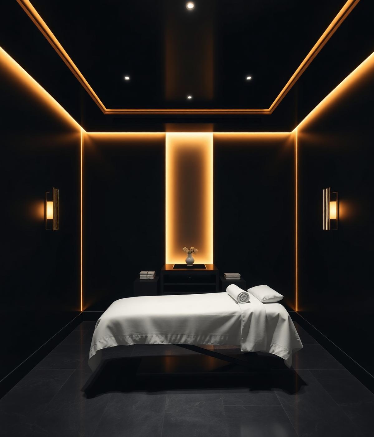 Serene luxury cryolipolysis treatment room