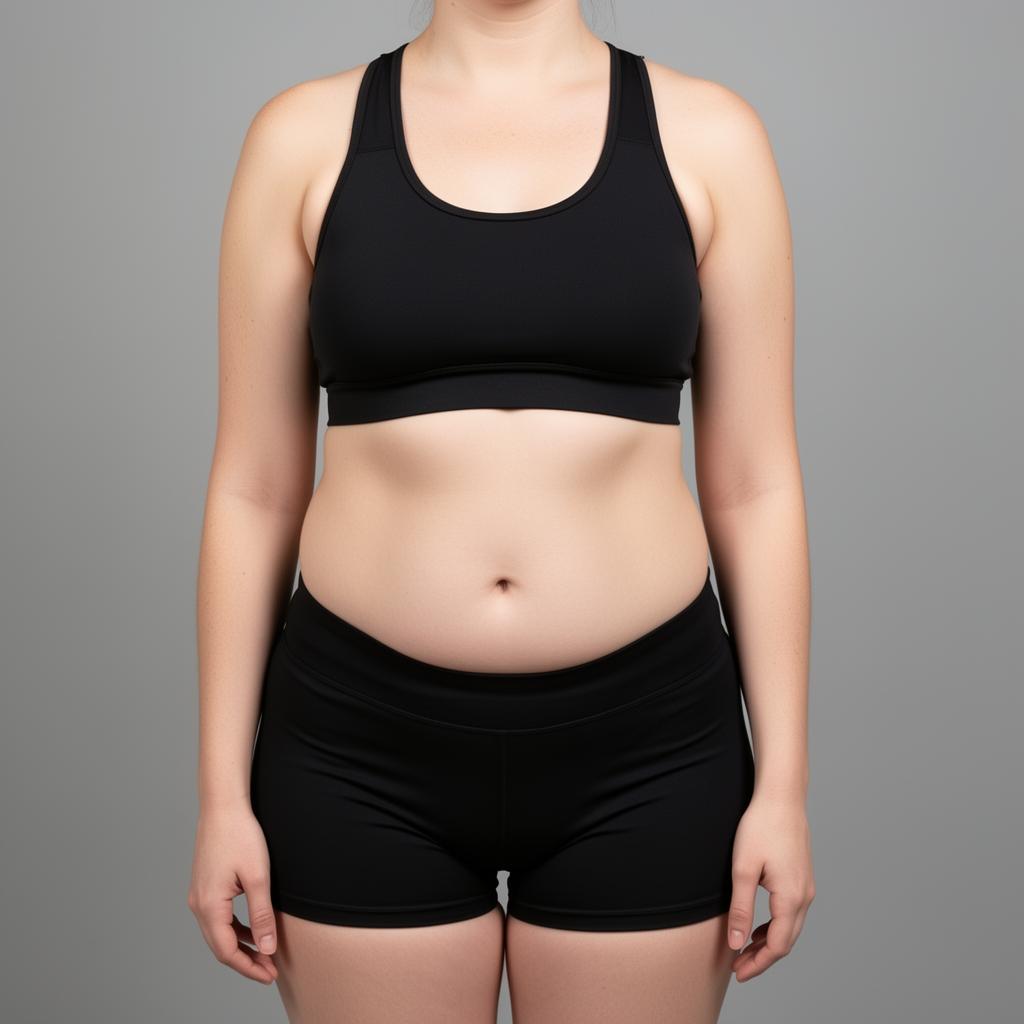 Abdomen — 12 week transformation before